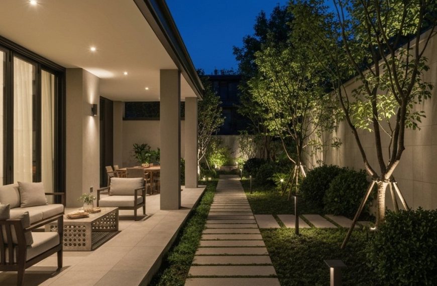 Jak oświetlić taras i alejki: Twój przewodnik
